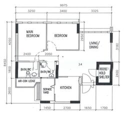 Blk 314B Waterway Cascadia (Punggol), HDB 3 Rooms #639280131